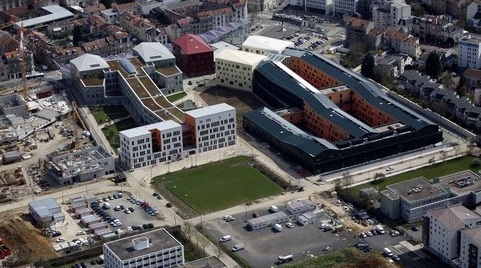 Le Campus Artem vu du ciel, Cr&eacute;dit photos : Solorem via la page Facebook d'Alliance Artem