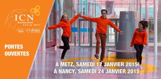 ICN Business School vous ouvre ses portes le 17 janvier &agrave; Metz et le 24 janvier &agrave; Nancy