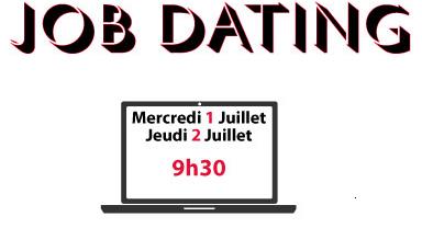 JOB DATING sp&eacute;cial COMMUNITY MANAGER Mercredi 1 Juillet et Jeudi 2 Juillet