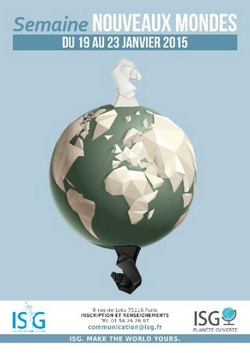 Les &laquo; Nouveaux Mondes &raquo; avec l'ISG - Cycle de conf&eacute;rences du 19 au 23 janvier 2015