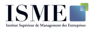 ISME -Institut Sup&eacute;rieur de Management des Entreprises 
