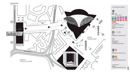  P&ocirc;le Universitaire L&eacute;onard de Vinci - Plan