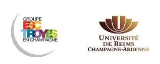 Partenariat entre le Groupe ESC Troyes et l&rsquo;universit&eacute; de Reims Champagne-Ardenne