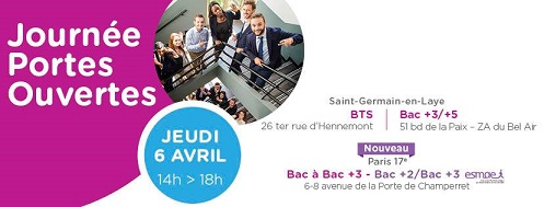 JPO Sup de Vente jeudi 6 avril 2017