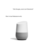 Rabobank Google Home Rabobank Google Home