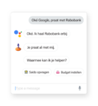Rabobank conversatie google Rabobank conversatie google