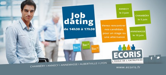 ECORIS Annecy, Annemasse et Chambéry organisent un JOB DATING en Juin 2015