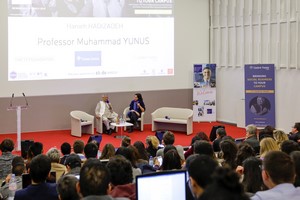 Montpellier Business School reçoit le Professeur Muhammad Yunus Prix Nobel