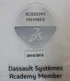 le label " Dassault Systèmes Academy Member "