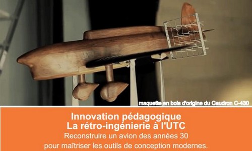 Innovation pédagogique : la rétro-ingénierie à l'UTC