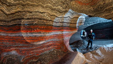 Cave Of Wonders! Russian mines are bursting with colour