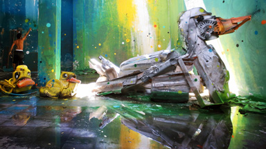 What A Load Of Rubbish! Offbeat Sculptor Recycles Trash Into Art