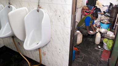 A Room With A Loo: Meet The Men Who Live, Sleep and Eat in A Toilet