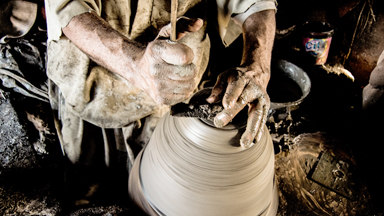 Inside one of Egypt's oldest pottery factories