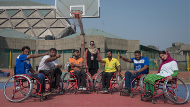 Wheelchair Basketball Gives Hope To Paralyzed Men