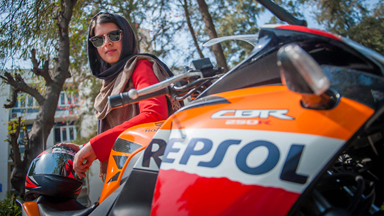 Badass Female Biker Challenges Gender Stereotypes In India