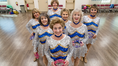 The Pensioner Cheerleaders High Kicking Into Retirement
