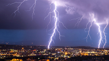 Message From Above: Stunning Lightning Storm Above Sardinia