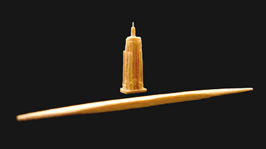 Tiny Empire: Toothpick Sculpture is World's Smallest