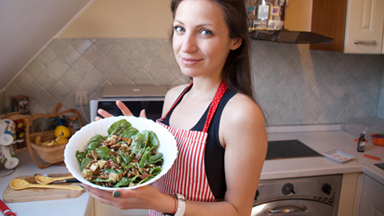 Health Fanatic Cooks With Creepy Crawlies