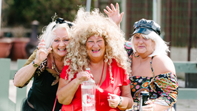 Bottom's Up! Meet the Party-loving OAP Grannies