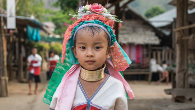 The giraffe women of the Kayan tribe