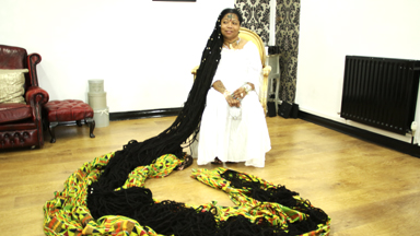 World’s Longest Dreadlocks Reach 110 FEET