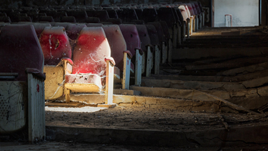 Theatre Looks Post-Apocalyptic After Being Deserted For Three Decades