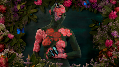 Blooming fantastic: Artist creates amazing body painted artworks