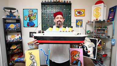 Lego Artist Dad Earns a Living Making Incredible Toy Creations