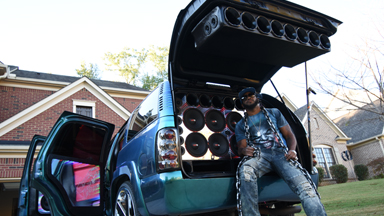Deafening Bass-Mobile Boasts 62 Speakers