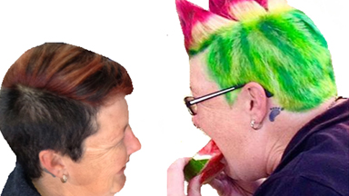 Hairdresser Creates Crazy Hairstyles For Charity