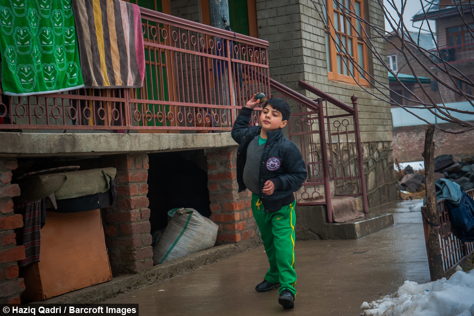Fayaz was just four years old when he lost his legs in the explosion