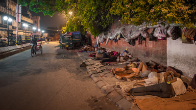 Delhi's Footpath Sleepers