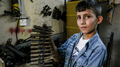 Twelve-year-old Gunsmith Fixes Weapons For Fight Against 'Islamic State'