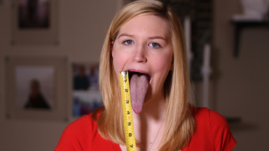 Lengthy Licker: Teen Believes She Has World's Longest Tongue