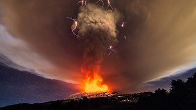 Heaven and Hell: Mount Etna Erupts