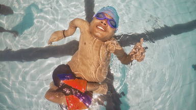 The Swimmer With Bones Like Glass