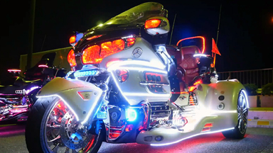 LED Trikes Light Up Tokyo Streets