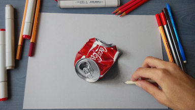 Jumping off the page: Life-like 3D drawings that are so realistic you'll do a double take