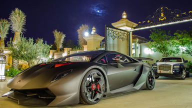 Luxury car collector shows off $3 Million Lamborghini