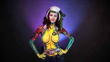 Wonder Woman: Body Artist Brings Comic Book Characters To Life