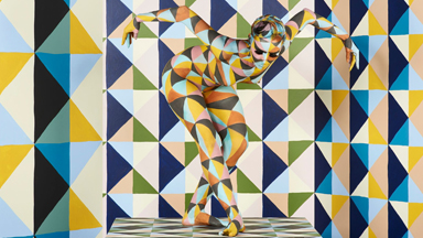 Artist Creates Geometric Illusions Using Naked Models