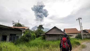 The Eerie Ghost Town That Lies Beneath Mount Sinabung