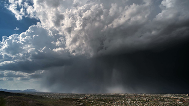 Rain Bomb: Rare 'Wet Microburst’ Caught on Camera in Stunning Timelapse