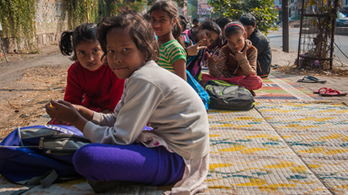 Roadside School Gives Delhi's Street Children A Second Chance