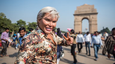 The Human Ken Doll Explores Delhi
