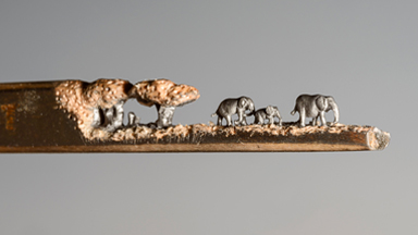 Looking Sharp: Artist Carves Incredibly Detailed Animals On Pencil Graphite
