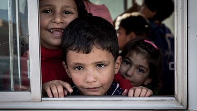 Eco-friendly school built for Syrian children