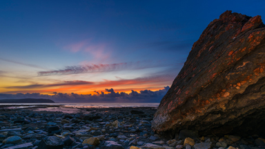 Stunning Landscapes Of Somerset's Blue Anchor Bay